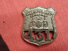City of New York Police Officers shield