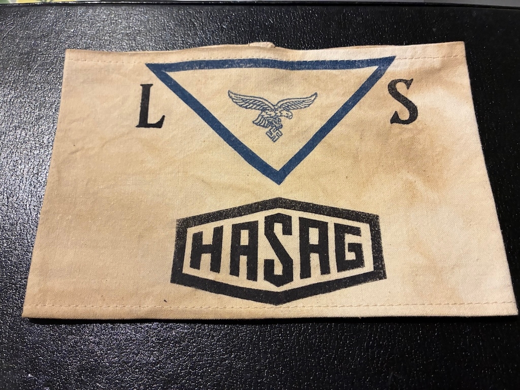 WW2 German Hasag Factory Luftshutz Arm Band WW2 German Air Raid ...