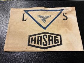 WW2 German Hasag Factory Luftshutz Arm Band