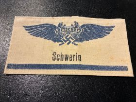 WW2 German Luftshutz Armband - Schwerin