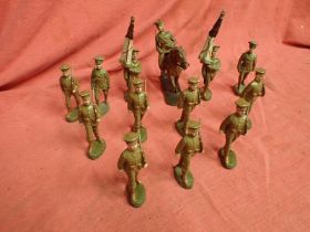 Set of Elastolin WW2 German group of allied WW1 soldiers