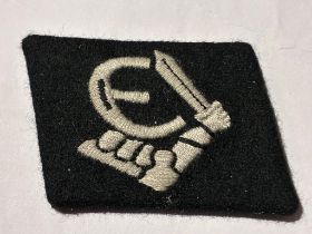 WW2 German Waffen SS Estonian Volunteers Division Collar Tab