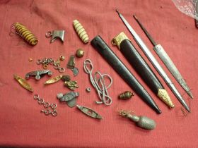 WW2 German various dagger parts