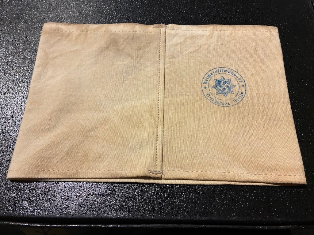 WW2 German Hasag Factory Luftshutz Arm Band WW2 German Air Raid ...