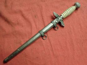 WW2 German 2nd Patt Luftwaffe Officers Dagger