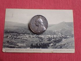 Boer-War Q.S.A. medal, Barberton Town Guard PTe. A. GOODALL BARBERTON T.G. original owner has put