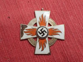 3rd Reich German Fire Service Cross A two-part cross with a separate piece centre plate. Two of