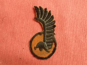 Exiled WW2 Polish Army Armoured Corps div patch Tunic removed patch made for the exiled Polish Army.