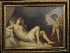 Painting: Allegory, Danae after Titian