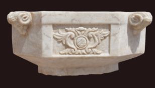 Marble holy water stoup