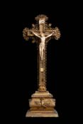 Antique bronze crucifix