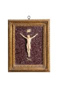 Crucifix with Porphyry Backing