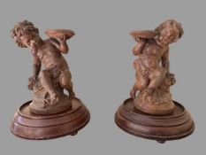 Pair of sculptures