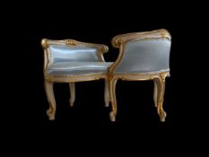 Lacquered and gilded sofa