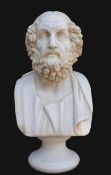 Marble bust of Homer
