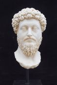 Head of Marcus Aurelius in marble