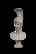 Sculpture of Achilles in statuary marble