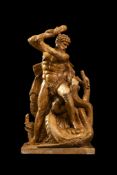 Ercole Idra di Lernia Siena Yellow marble h70cm