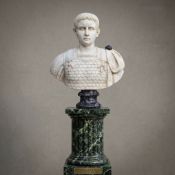 Marble bust of Octavian Augustus