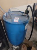 50-GAL PLASTIC DRUM OF MACHINE COOLANT, 60 PPM SILVER SOLUTION