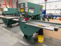 STRIPPIT CUSTOM 18/30 SINGLE-END PUNCH PRESS, MATERIAL GAUGES, FOOT PEDAL, WORK TABLE, S/N