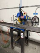 CTD 12" STRAIGHT CUT OFF SAW, MODEL F255R, 3725 RPM, S/N 2174R, W/ (2) PNEUMATIC MATERIAL HOLD