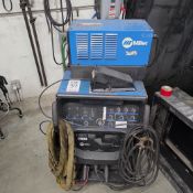 MILLER SYNCROWAVE 350LX WELDING POWER SOURCE, STOCK NO. 907198-03-1, S/N LF294528, W/ COOLMATE 3