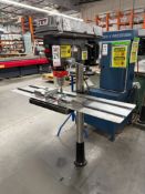 JET 20" DRILL PRESS, MODEL JDP-20MF, S/N 18013813, W/ STATIONARY FLOOR MOUNT
