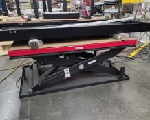 ULINE ELECTRIC LIFT TABLE, MODEL H-10647, 4' X 6', 5,500 LB CAPACITY