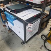 JAMCO HEAVY DUTY SHOP CART, 2' X 3', CONTENTS NOT INCLUDED
