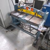 ROPER WHITNEY/PEXTO 37" FOOT SHEAR, MODEL 137L, 16 GA CAPACITY, S/N 92620606