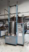 HETHERINGTON B2500 VERTICAL BELL STYLE SINTERING FURNACE, S/N 011, COMES W/ NEW INTERNAL COMPONENTS