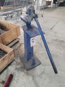 5" MANUAL THROATLESS SHEAR W/ PEDESTAL