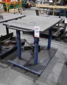 HYDRAULIC LIFT TABLE CART, 42" X 30", (NO PLATE)