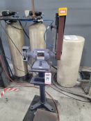 KALAMAZOO COMBINATION 2" BELT SANDER AND 6" GRINDING WHEEL, W/ PEDESTAL, 1/2 HP, 115/230V, SINGLE
