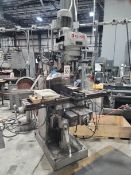 ENCO VERTICAL MILL, MODEL 100-1598, ACU-RITE DRO, 10" X 54" TABLE, POWERFEED, S/N 41469