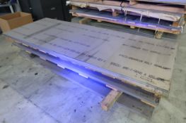 LOT - (13) TIMET TITANIUM SHEETS, 0.050" X 96" X 36" TYPE: TI6-4, HEAT: 25584DB