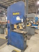 DOALL ZS-3620 ZEPHYR HIGH VELOCITY 36" VERTICAL BAND SAW, 220V, 3-PHASE, S/N 31-622197