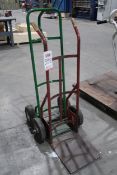 LOT - (2) 2-WHEEL DOLLIES, (1) HAS FLAT TIRES