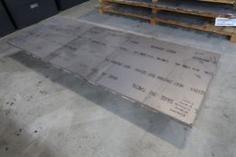 LOT - TITANIUM SHEETS: (1) TIMET TITANIUM SHEET, 0.050" X 25" X 16" TYPE: TI6-4, HEAT: 25639DB; (