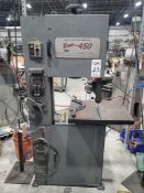 ENCO 18" VERTICAL BAND SAW, MODEL 450, 220V, 20" X 22" TABLE