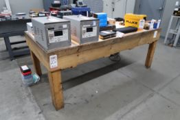 CUSTOM 88" X 44" X 34" LIGHT TABLE, CONTENTS NOT INCLUDED