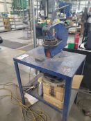 THOR ROTARY PUNCH PRESS, MODEL 1210, W/ STEEL STAND, CAPACITY: 14 GA. MILD STEEL