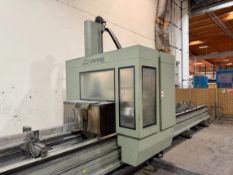 2014 EMMEGI DIAMANT D 10000 CNC ALUMINUM PROFILE MACHINING CENTER, MOBILE GANTRY, DRILLING, MILLING,