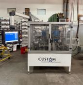 CUSTOM MACHINERY & AUTOMATION CNC PROFILE DRILLING MACHINE, HMI INTERFACE CONTROL