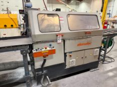 ELUMATEC SA 142/35 AUTOMATIC PRODUCTION SAW, S/N 1423530605, W/ DAYTON DUST COLLECTOR