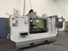 2005 HAAS VF-5D/40XT CNC VERTICAL MACHINING CENTER, XYZ EXTENDED TRAVELS: 50" X 26" X 30", TABLE