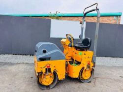 1997 BENFORD TV800H DOUBLE DRUM ROLLER - C/W SAFETY FRAME
