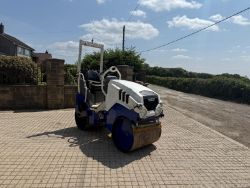2015 HAMM HD8VV 800MM TWIN DRUM VIBRATING ROLLER - 737 HOURS