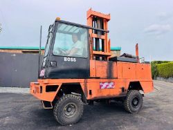 2000 BOSS 556 HH SIDE LOADING FORKLIFT - C/W PALLET TINES